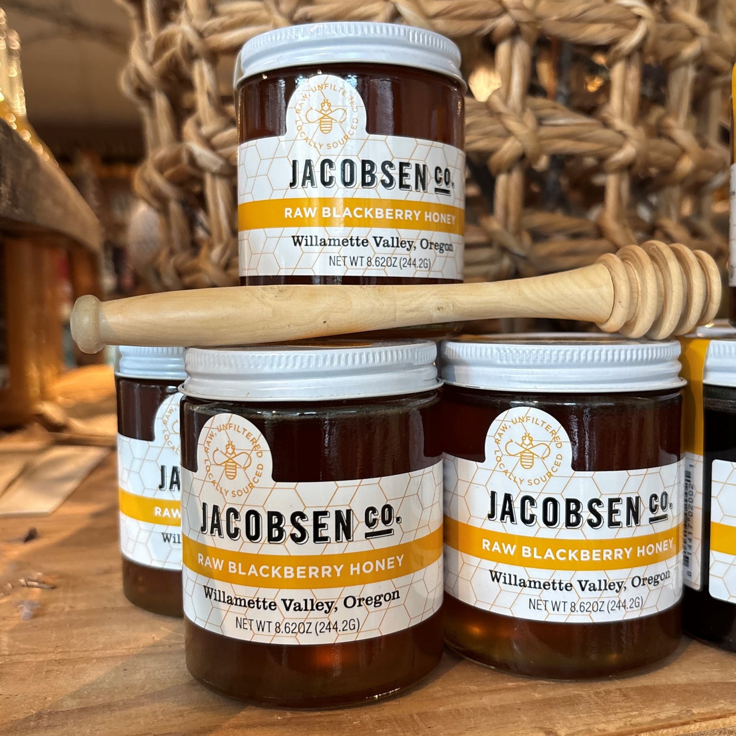 Raw Blackberry Honey