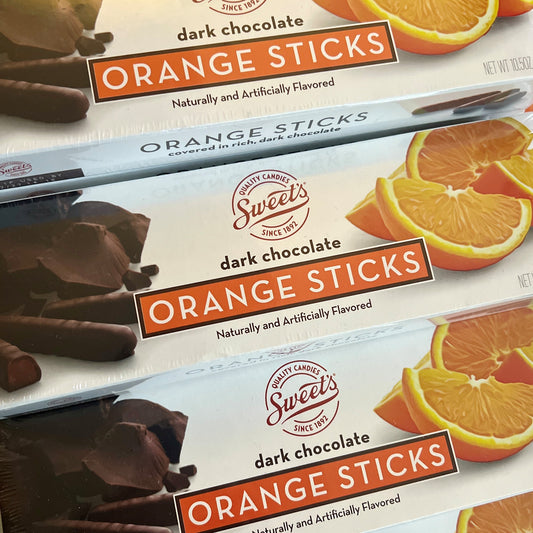 Dark Chocolate Orange Sticks