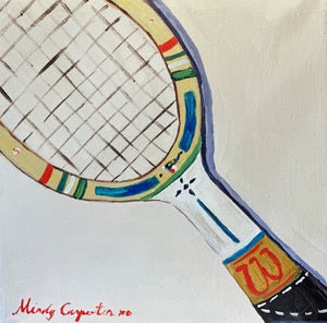 Vintage Wilson Tennis Racquet by Mindy Carpenter