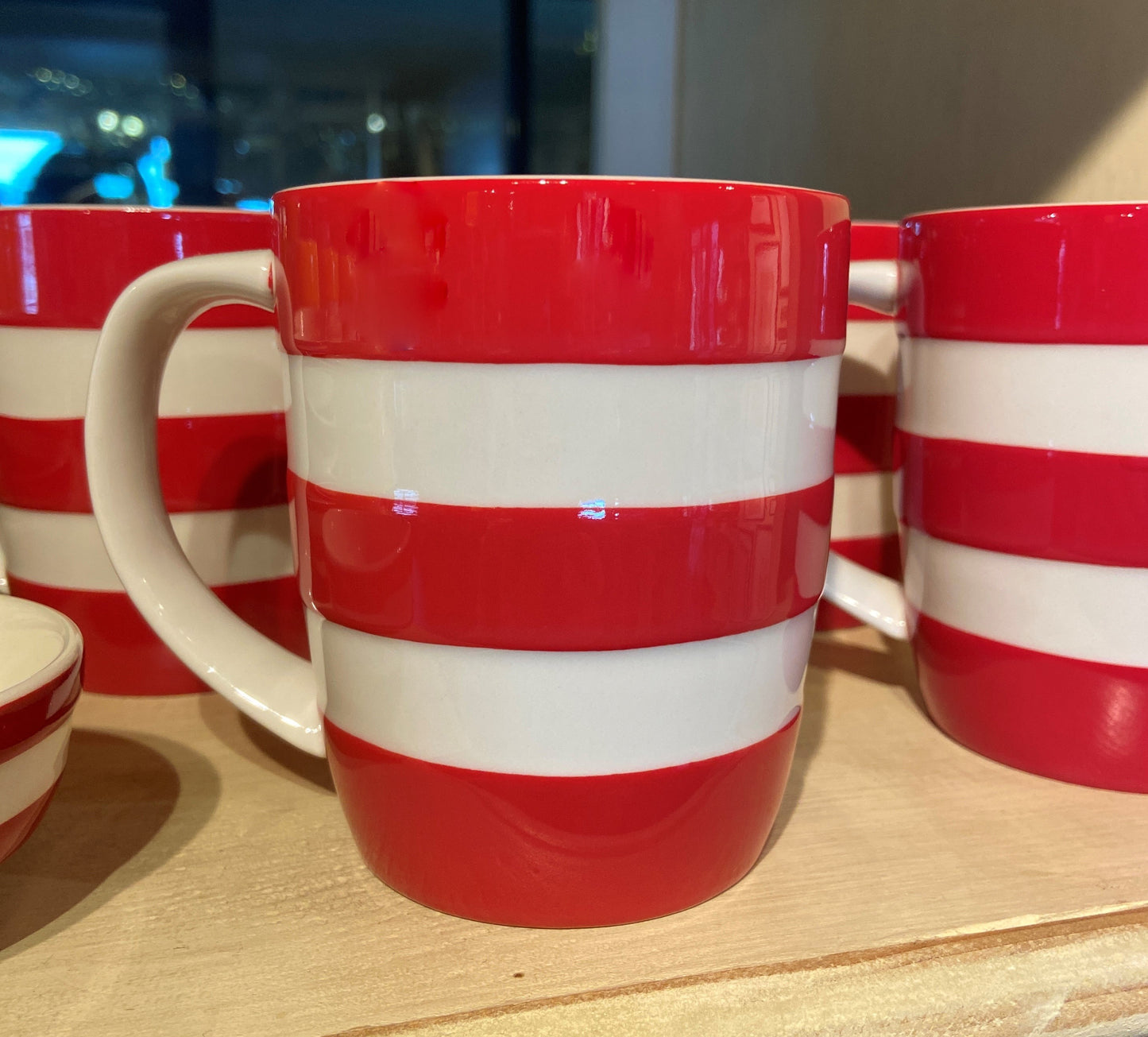 Cornishware Red Striped Large Mug