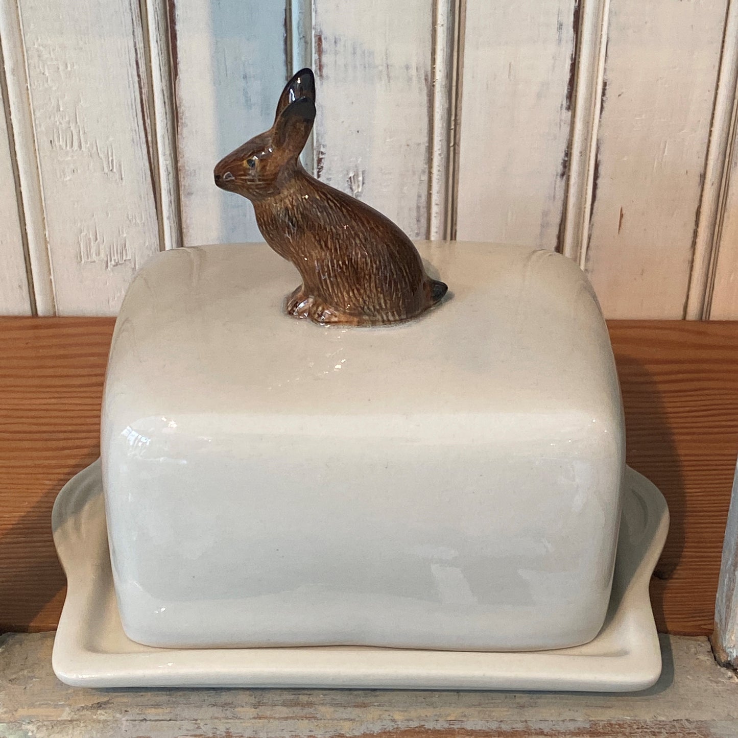 Hare Butter Dish