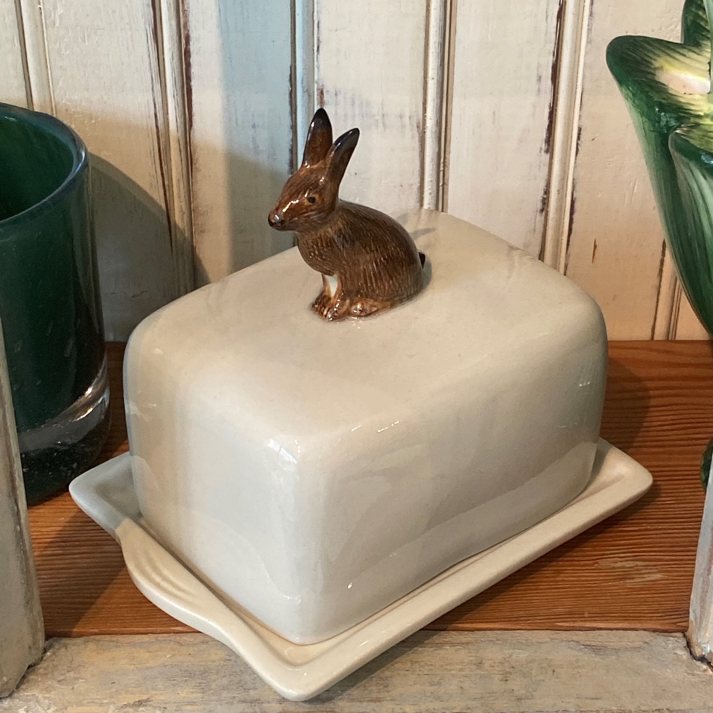 Hare Butter Dish