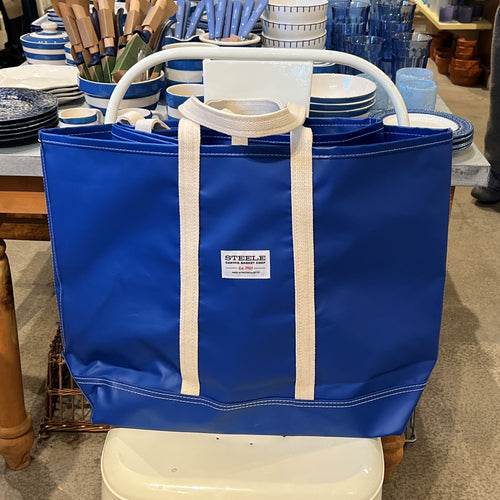 Water Resistant Blue Tote, Medium