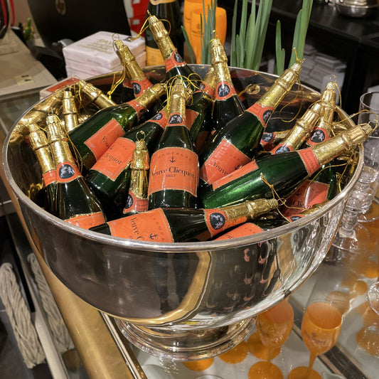 Veuve Champagne Ornament