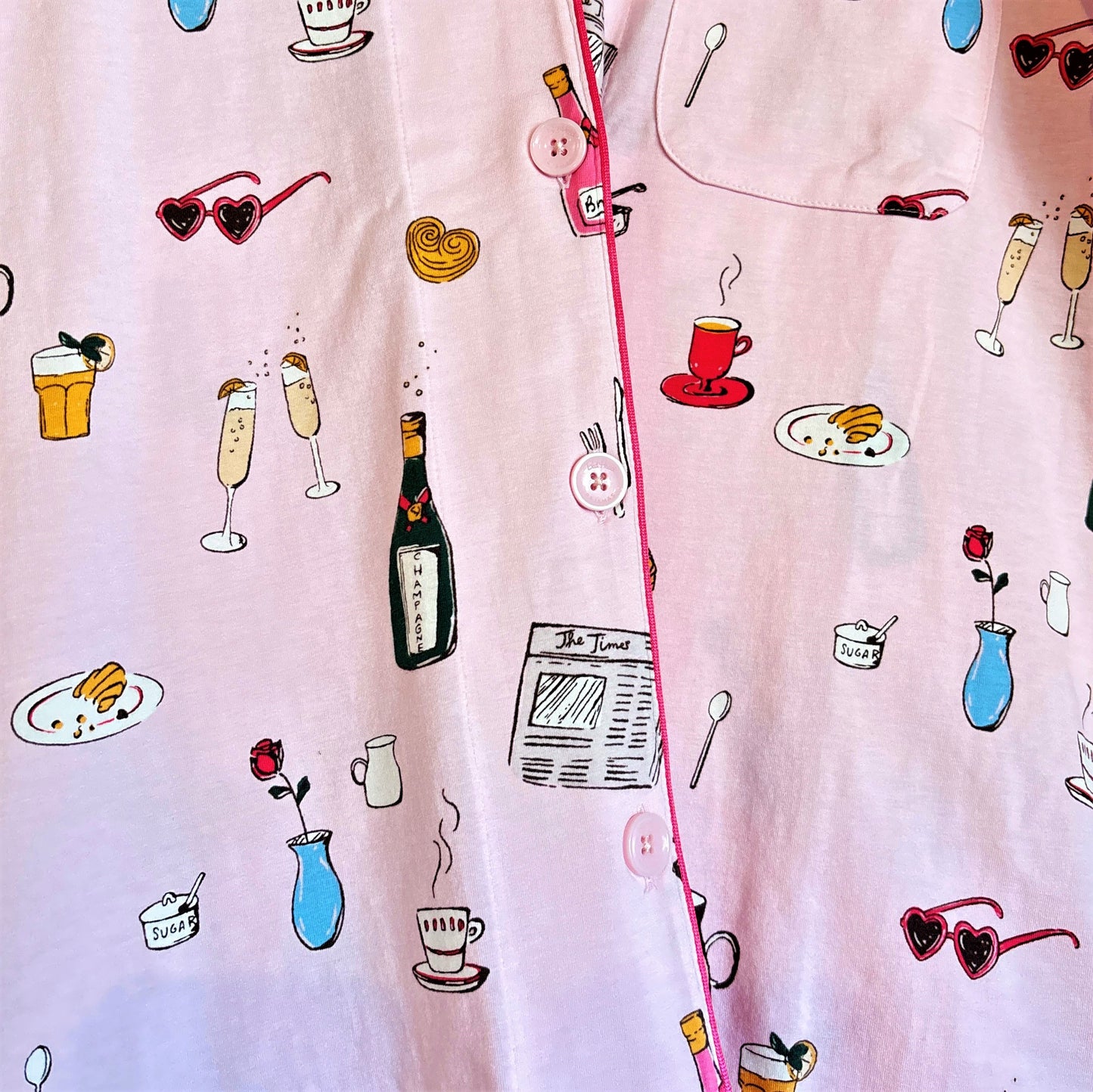 Let's Do Brunch Pajama Set, Extra Large