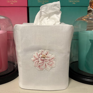 Peony Pink Tissue Box Cover