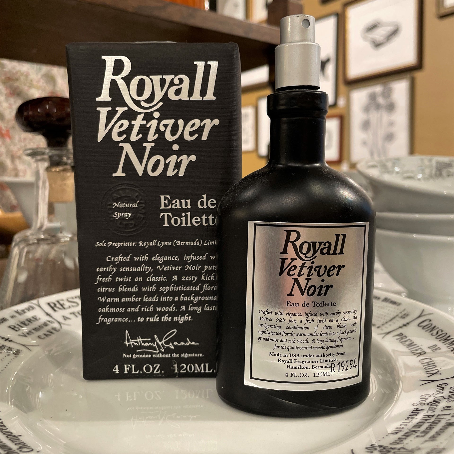 Royall Vetiver Noir EDT Spray – Watson Kennedy
