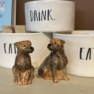 Border Terrier Salt & Pepper Set