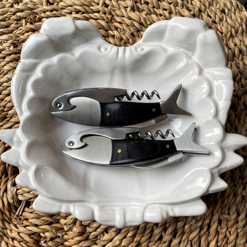 Fish Dark Wood Bottle Opener