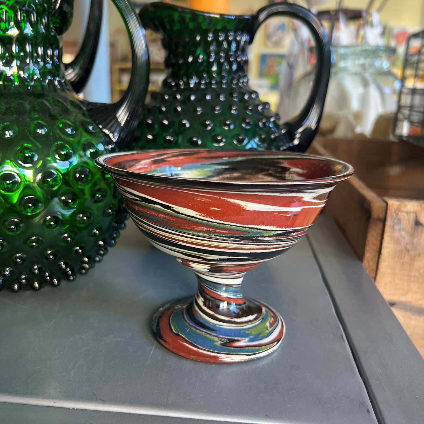 Desert Sands Footed Bowl