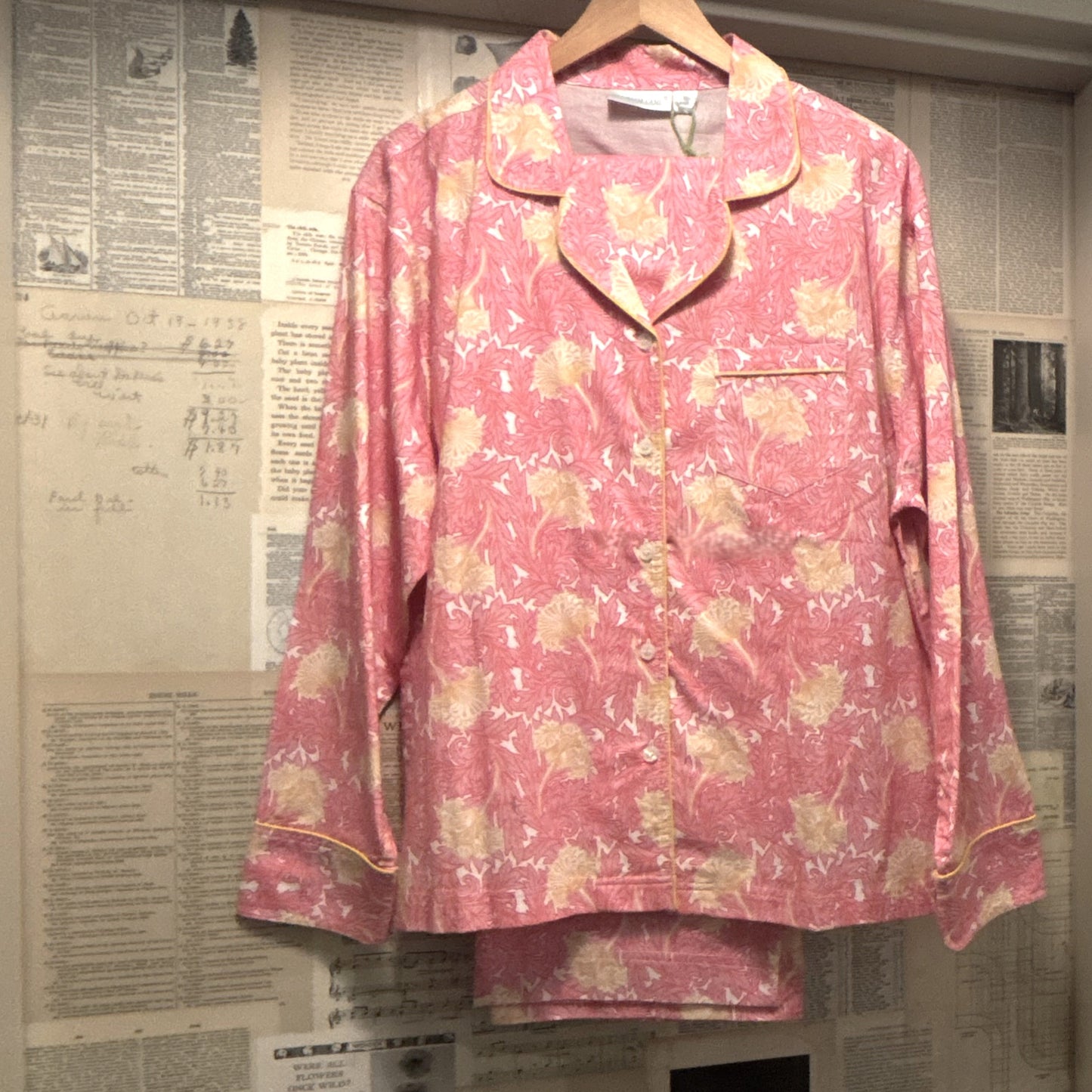 Carlyle Pink Pajama Set, Large