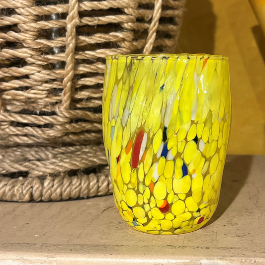 Yellow Murano Tumbler