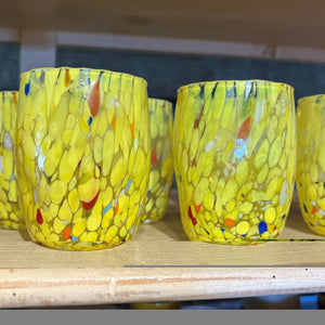 Yellow Murano Tumbler