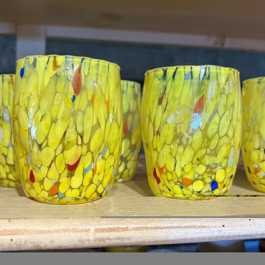 Yellow Murano Tumbler