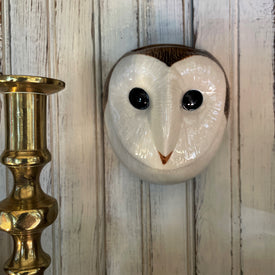 Barn Owl Wall Vase