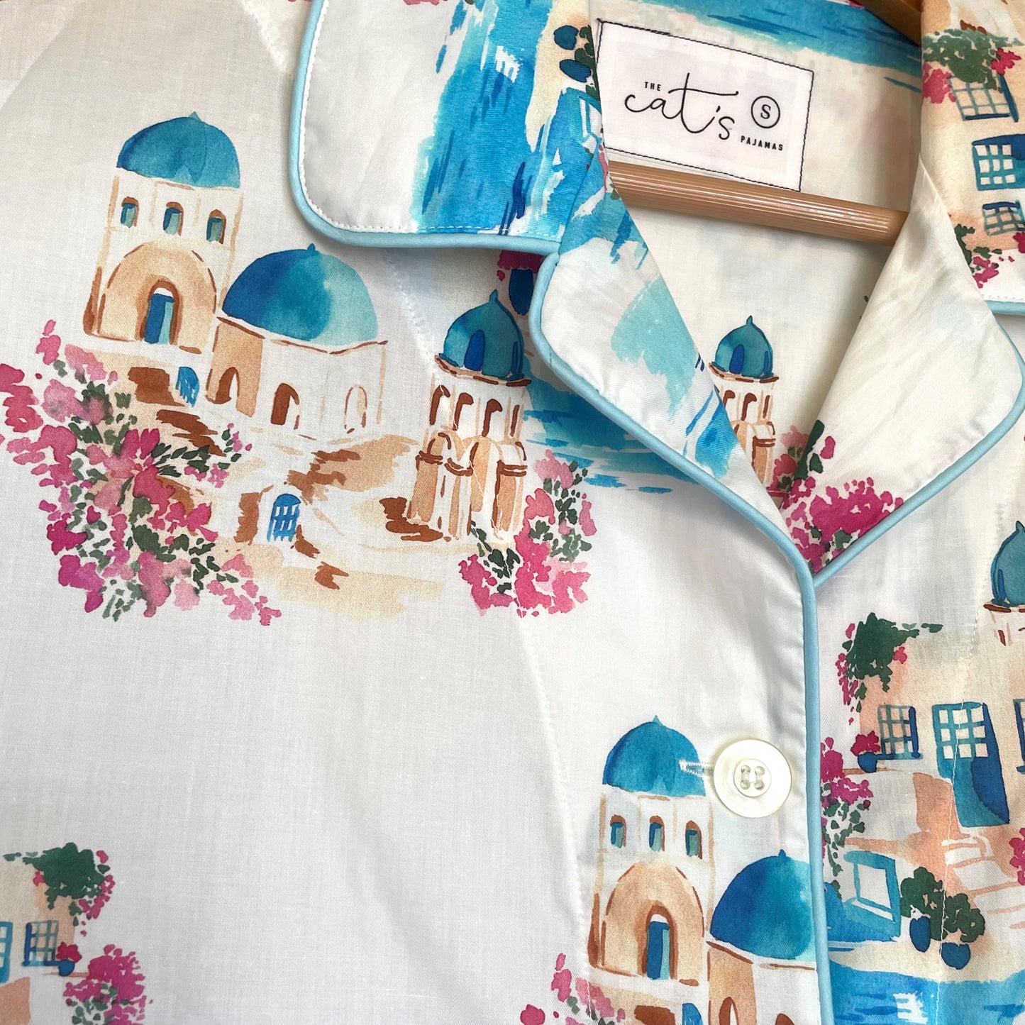 Santorini Pajama Set, Large