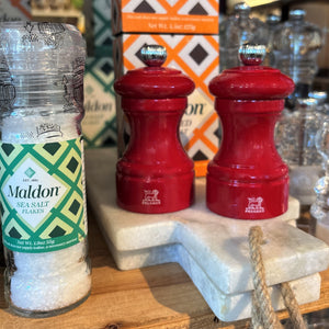 Poppy Red Salt Grinder, 4"