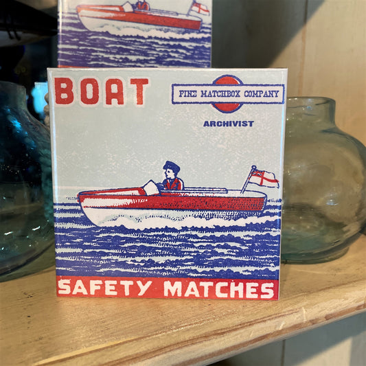 Boat Square Matchbox