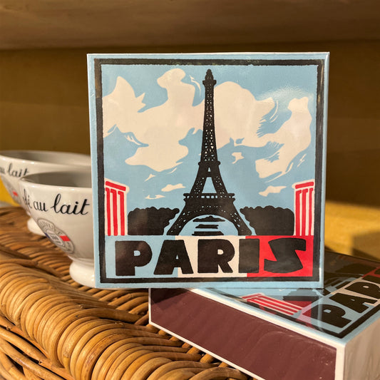 Paris Eiffel Square Matchbox