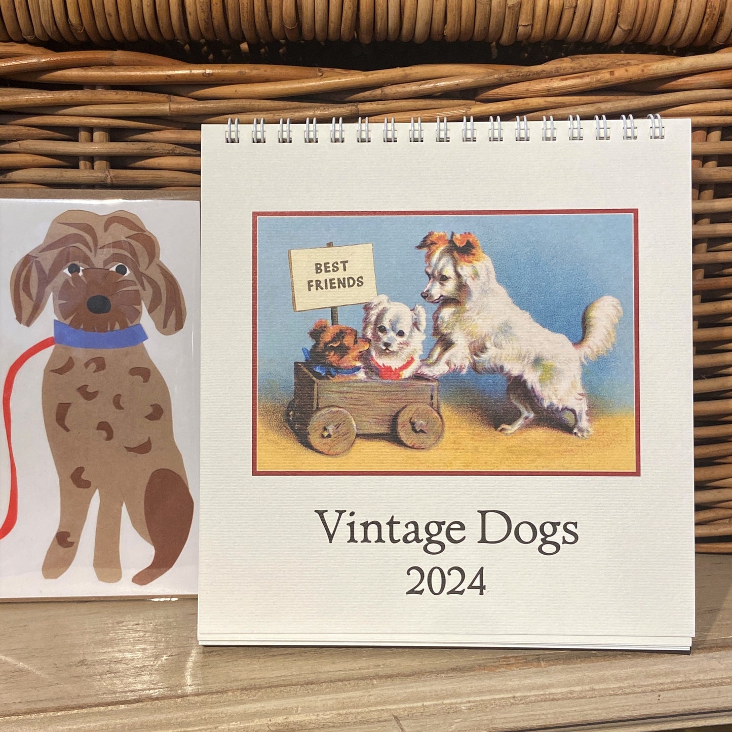 Vintage Dogs 2024 Desk Cal