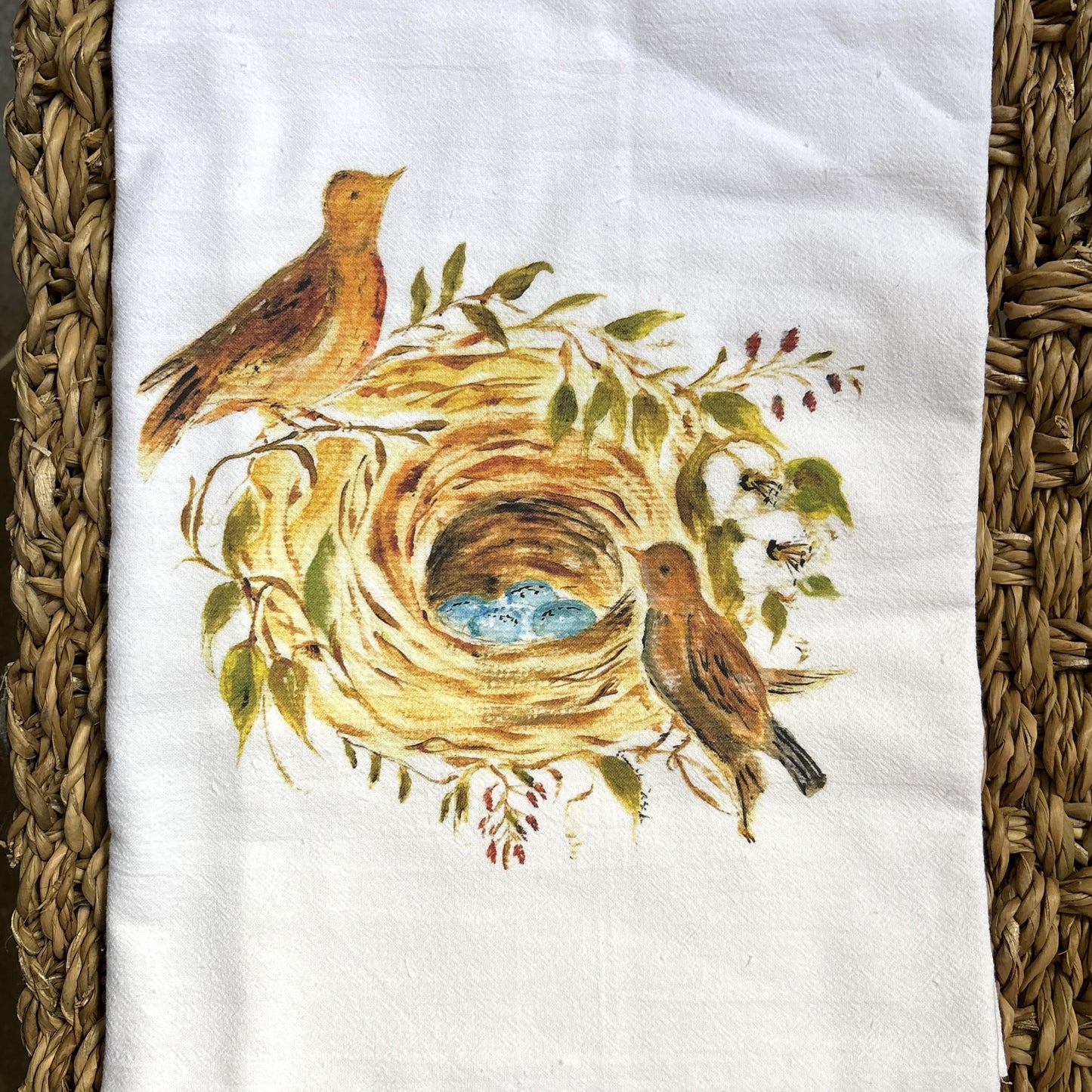 Song of Spring Flour Sack Towel