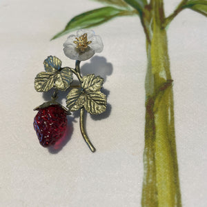 Strawberry Brooch