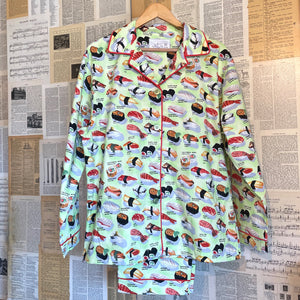 Sushi Yellow Pajama Set, Medium
