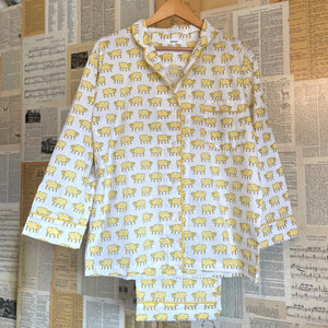 Yellow Sheep Pajama Set, Small