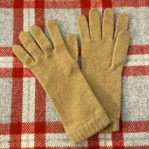Camel Woman Cashmere Gloves