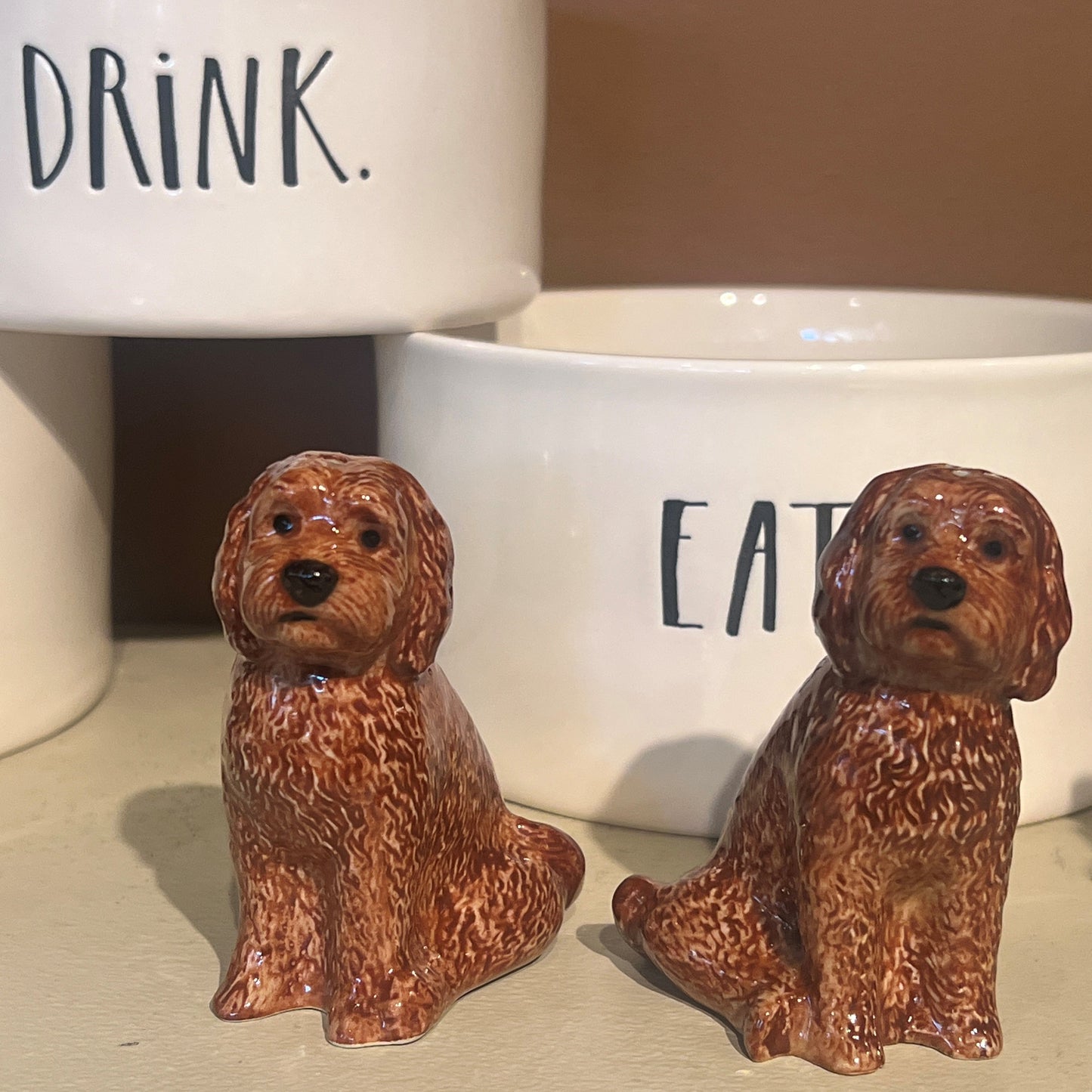 Cavapoo Salt & Pepper Set