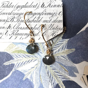 Tiny Labradorite Earrings