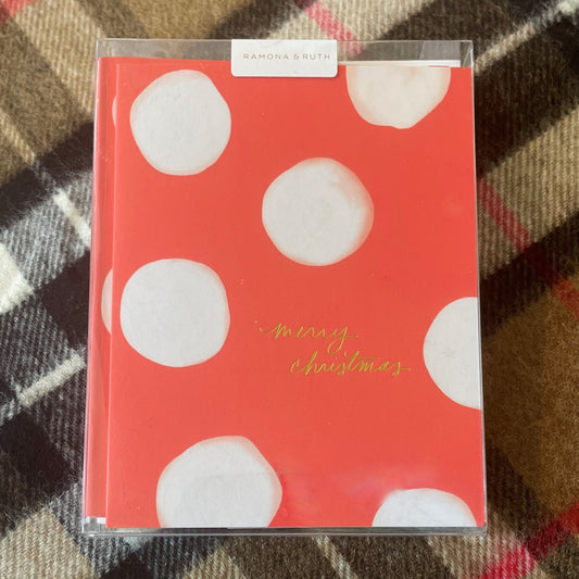 Merry Christmas Spots Boxed Cards