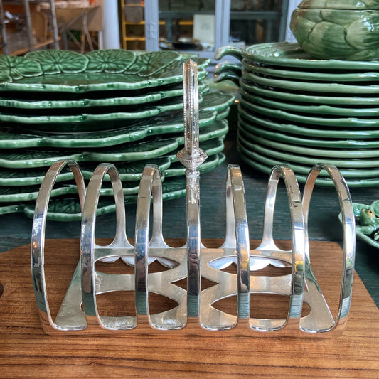 Vintage Hotel Silver Toast Rack Rounded