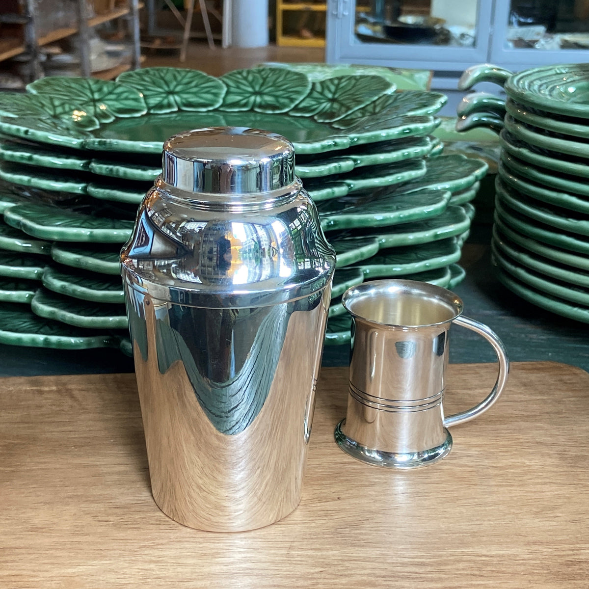 Vintage Hotel Silver Martini Shaker