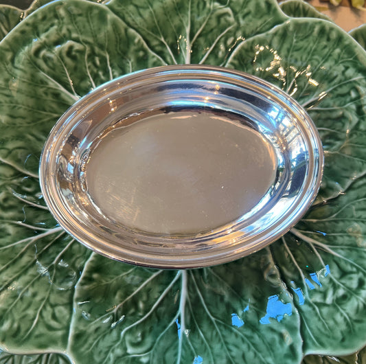 Vintage Hotel Silver Oval Mappin & Webb Dish