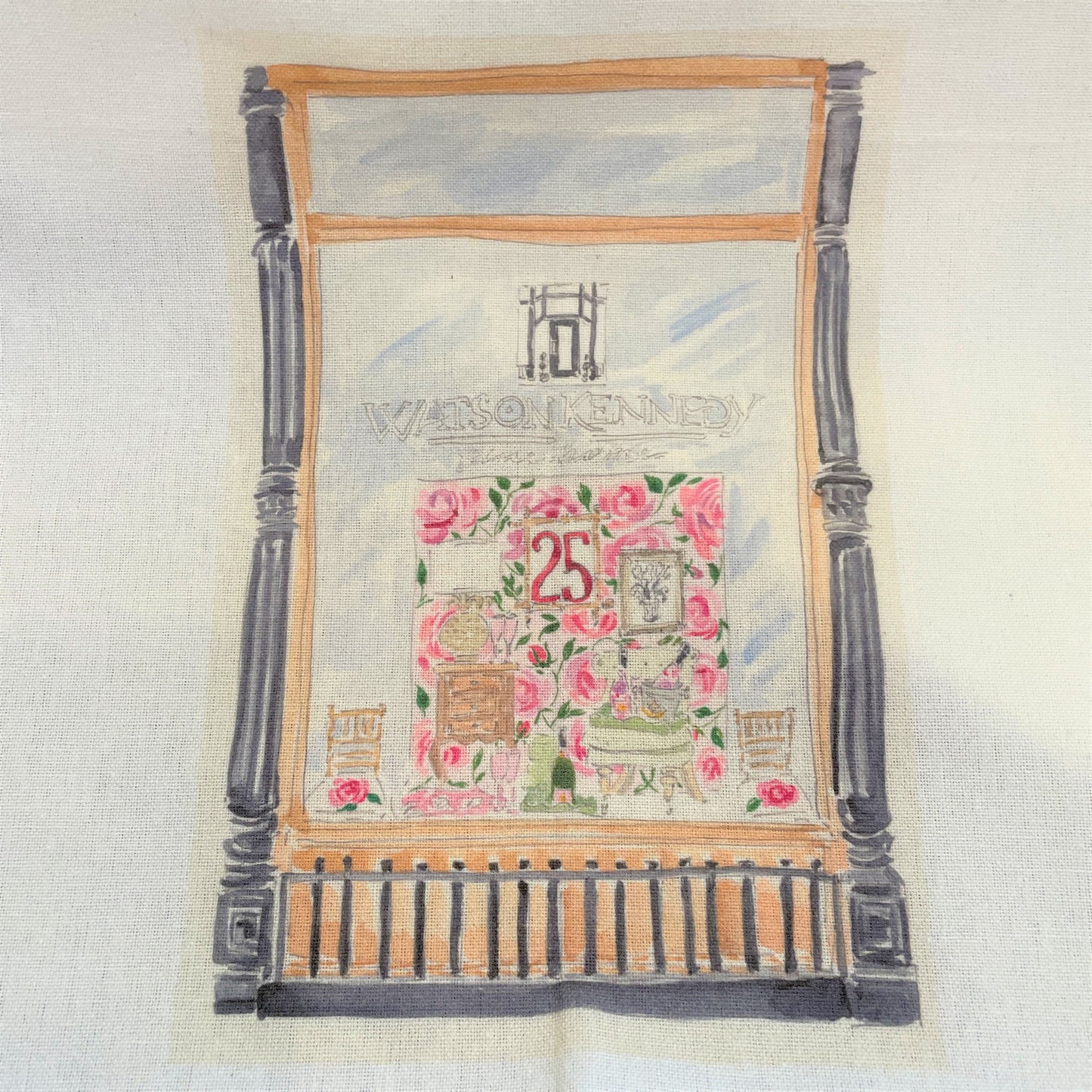 Watson Kennedy 25 Jeanne Tea Towel