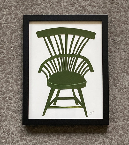 Green Chair I by Denise Fiedler
