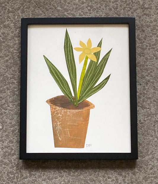 Daffodil in Pot by Denise Fiedler