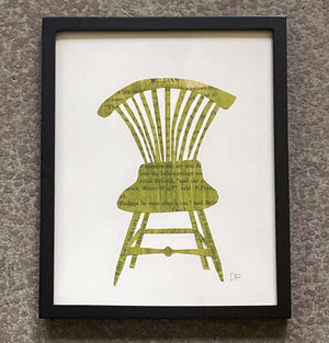 Green Chair II by Denise Fiedler