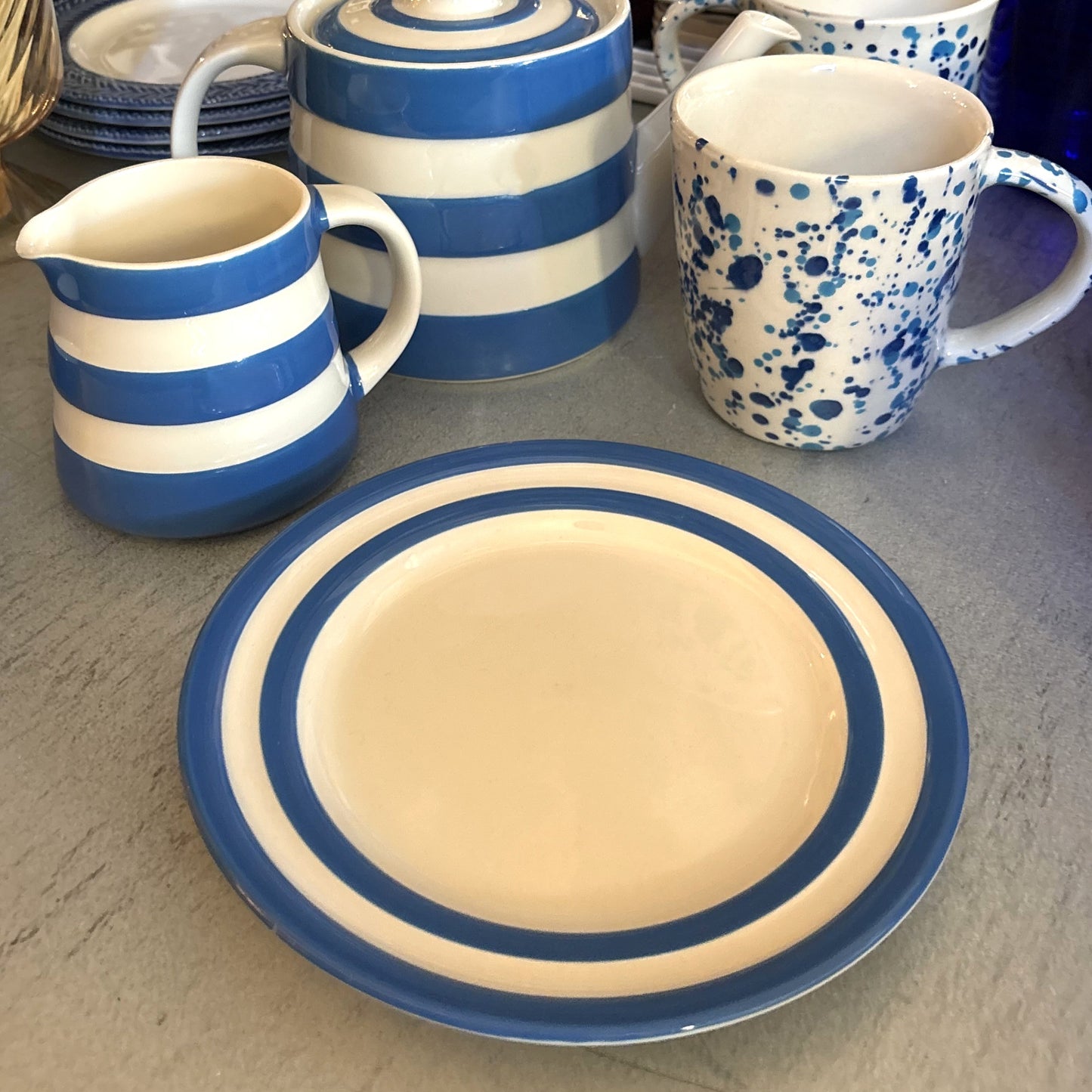 Cornishware Blue Breakfast Plate