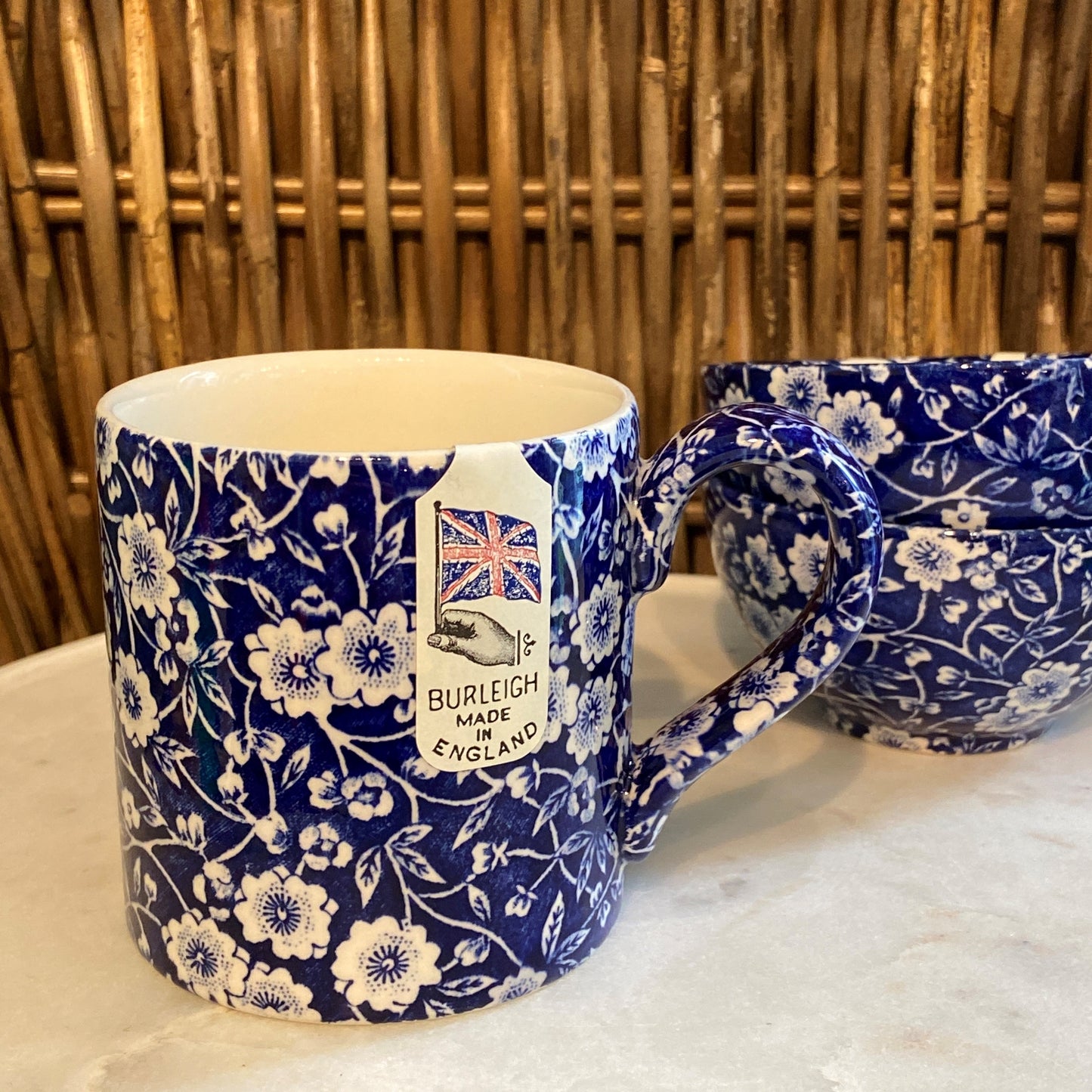 Blue Calico 1/2 Pint Mug