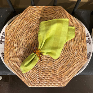 Rattan Octogan Placemat