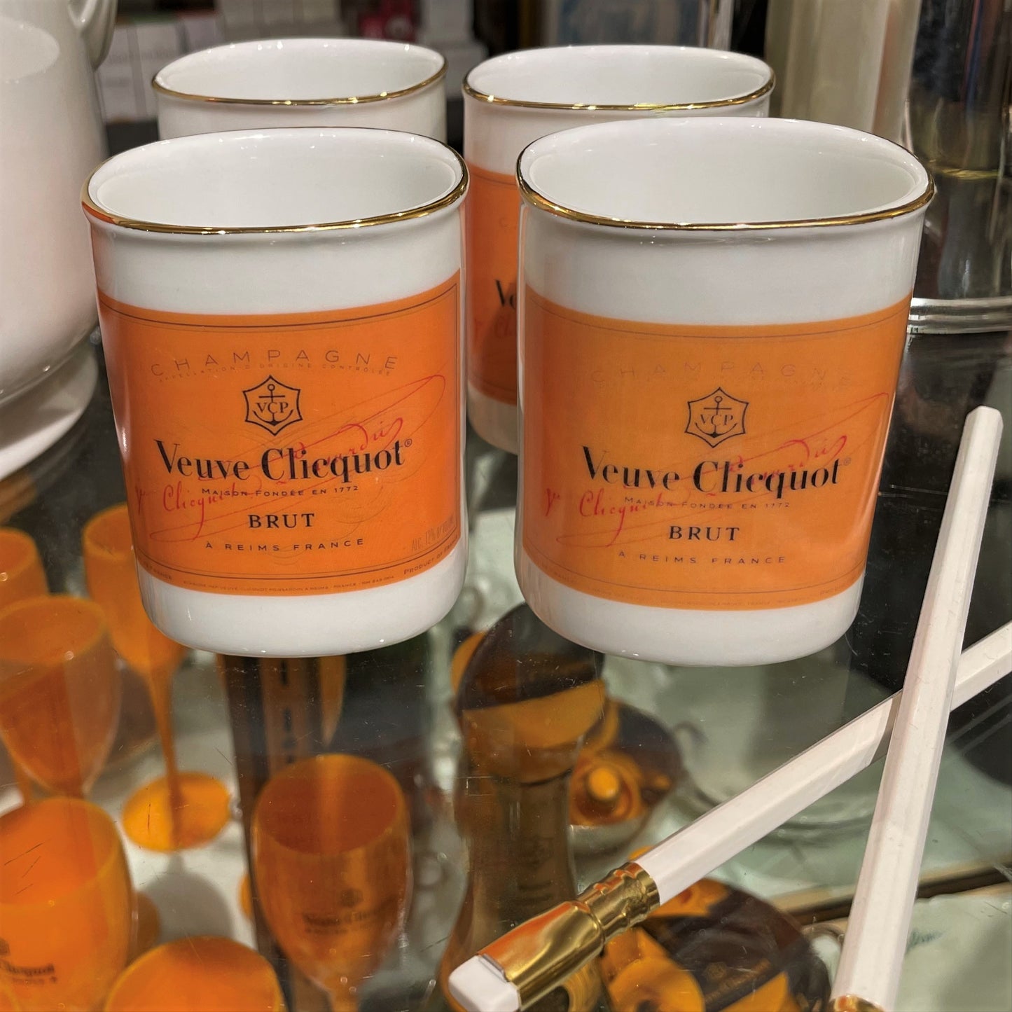 Veuve Orange Pencil Cup