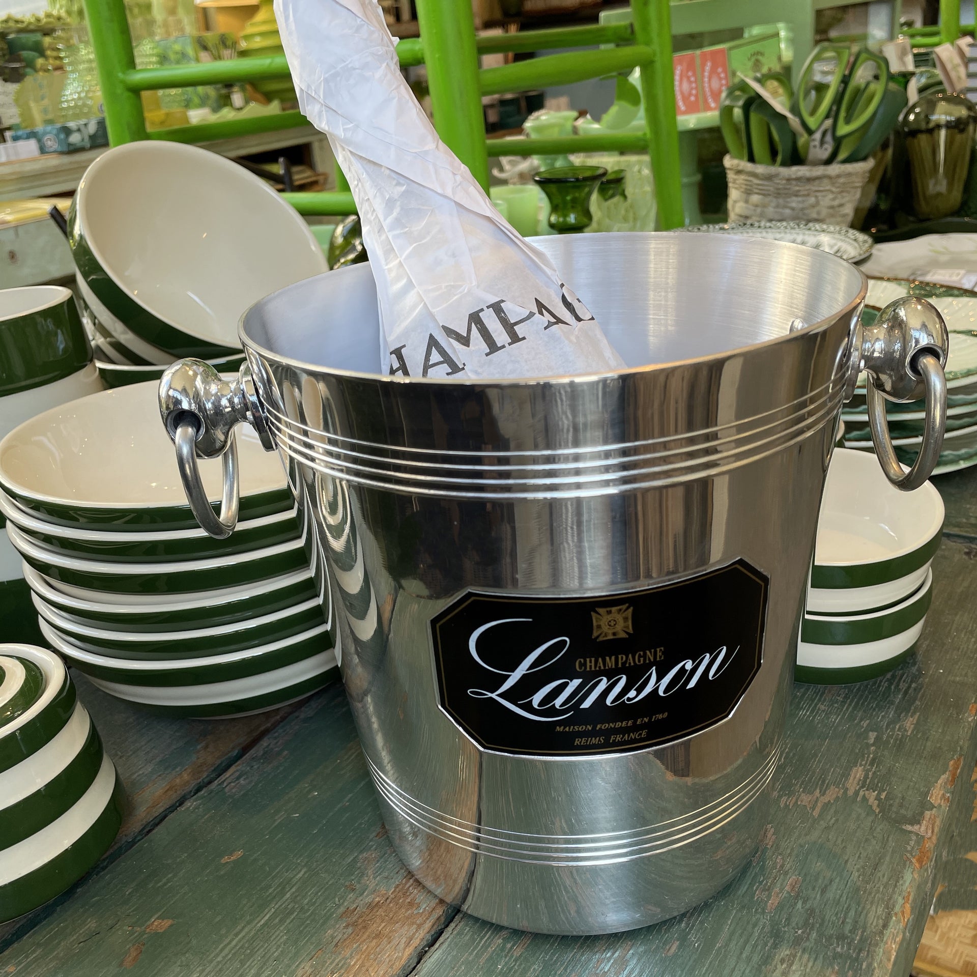 LANSON - Seau à champagne Seau à champagne Cooler Bowl Seau - Catawiki