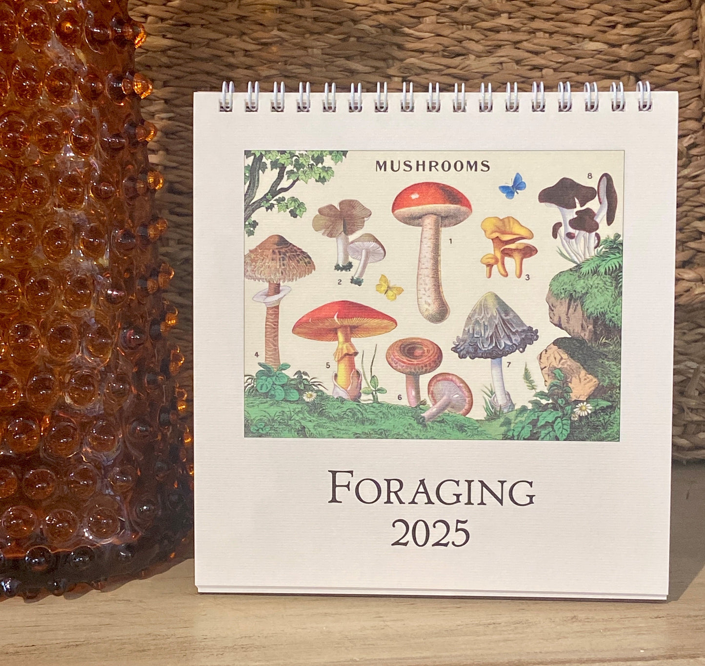 Foraging 2025 Desk Calendar