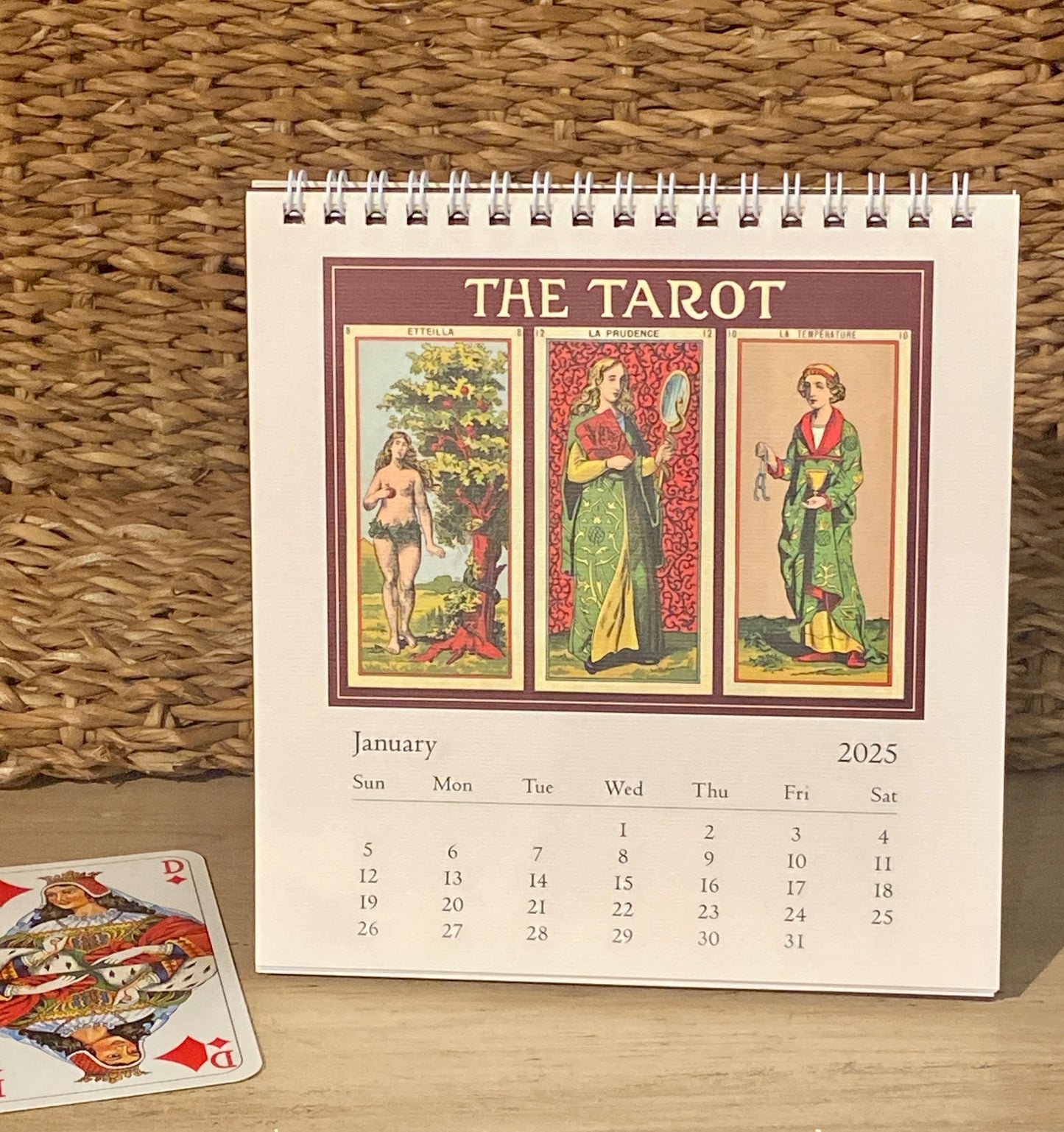 Tarot 2025 Desk Calendar