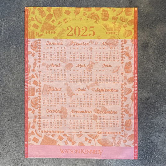 Watson Kennedy 2025 Calendar Towel