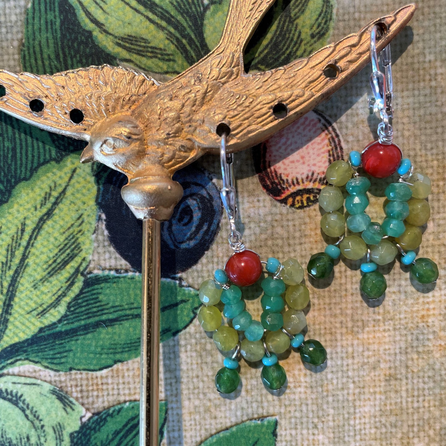 Mixed Bead Earring