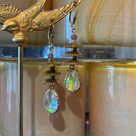 Dangle Irridescent Earrings