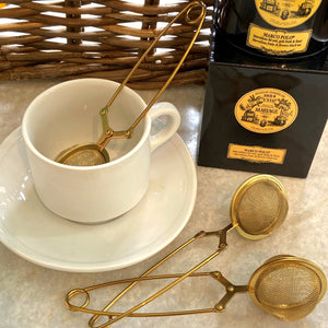 Gold Mesh Tea Strainer